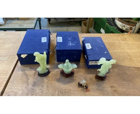 Sale Item:    3 BOXES JADEITE ITEMS (AF)   Vat Status:   No Vat   Buyers Premium:  This lot is subject to a Buyers Premium o