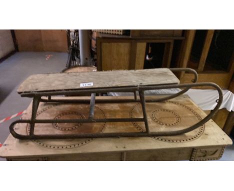  Sale Item:    VINTAGE SLEDGE (AF)   Vat Status:   No Vat   Buyers Premium:  This lot is subject to a Buyers Premium of 15% +