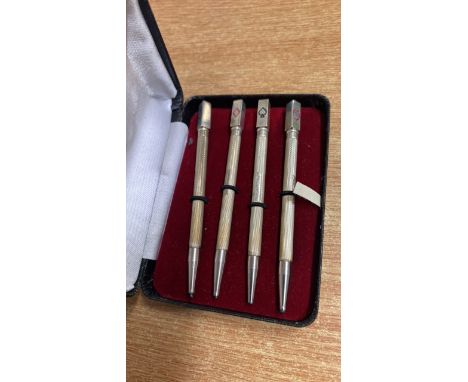  Sale Item:    SILVER BRIDGE/CARDS PENCILS   Vat Status:   No Vat   Buyers Premium:  This lot is subject to a Buyers Premium 