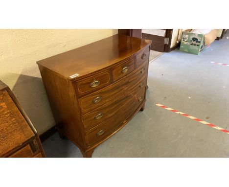  Sale Item:    MAHOGANY INLAID 3 OVER 3 CHEST (AF)  Vat Status:   No Vat   Buyers Premium:  This lot is subject to a Buyers P