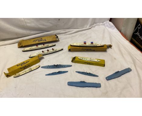  Sale Item:    BOX TRIANG SHIPS ETC (AF)   Vat Status:   No Vat   Buyers Premium:  This lot is subject to a Buyers Premium of