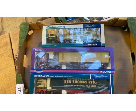  Sale Item:    3 CORGI LTD EDITION LORRIES   Vat Status:   No Vat   Buyers Premium:  This lot is subject to a Buyers Premium 