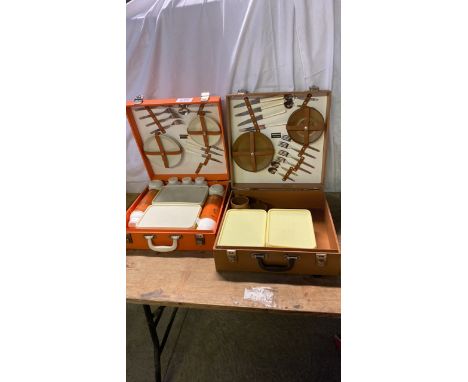  Sale Item:    2 SIRRAM PICNIC CASES &amp; CONTENTS (AF)  Vat Status:   No Vat   Buyers Premium:  This lot is subject to a Bu