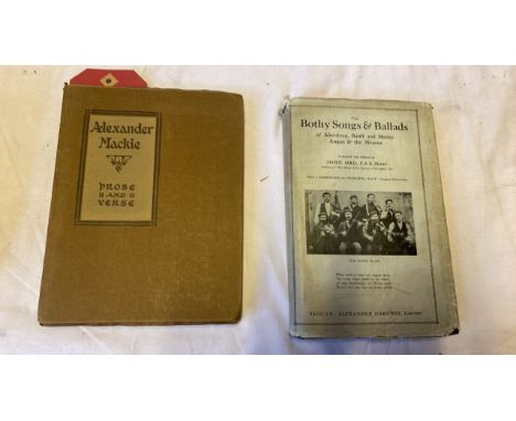  Sale Item:    2 BOOKS BOTHY SONGS &amp; BALLADS + PROSE &amp; VERSE (AF)  Vat Status:   No Vat   Buyers Premium:  This lot i