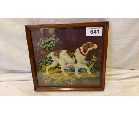 Sale Item:    TAPESTRY PICTURE DOG   Vat Status:   No Vat   Buyers Premium:  This lot is subject to a Buyers Premium of 15% 