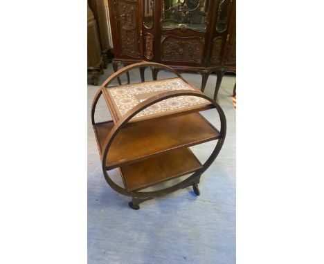  Sale Item:    ART DECO STYLE TEA TROLLEY (AF)   Vat Status:   No Vat   Buyers Premium:  This lot is subject to a Buyers Prem