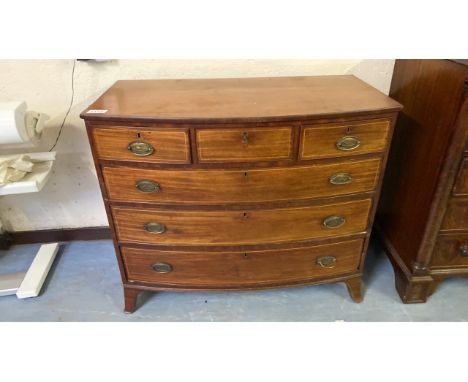  Sale Item:    MAHOGANY 3 OVER 3 CHEST (AF)   Vat Status:   No Vat   Buyers Premium:  This lot is subject to a Buyers Premium
