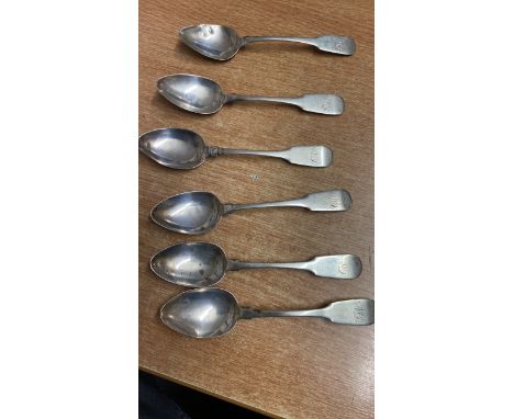  Sale Item:    6 ABERDEEN SILVER SPOONS (AF)   Vat Status:   No Vat   Buyers Premium:  This lot is subject to a Buyers Premiu