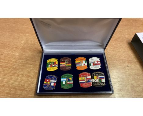  Sale Item:    LTD EDT 2014 W C FINALS BRAZIL BADGE SET No 130  Vat Status:   No Vat   Buyers Premium:  This lot is subject t