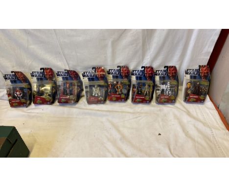  Sale Item:    BOX STAR WARS-8 X MOVIE HEROES   Vat Status:   No Vat   Buyers Premium:  This lot is subject to a Buyers Premi