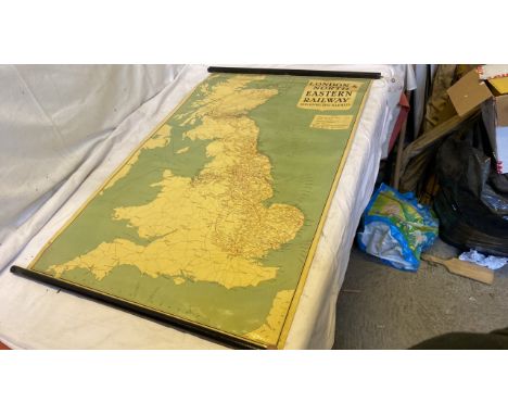 Sale Item:    LONDON &amp; NORTH EASTERN RAILWAY MAP (AF)  Vat Status:   No Vat   Buyers Premium:  This lot is subject to a 