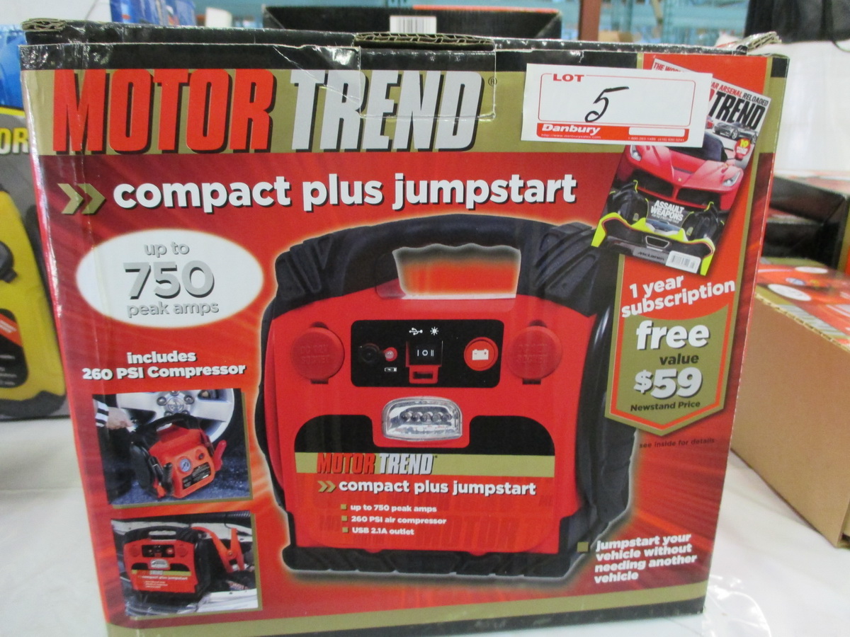 Motor Trend Up To 750 Peak Amps Compact Plus Jumpstart