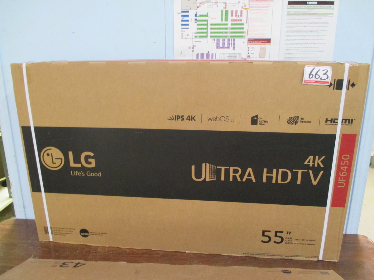 LG UF6450 4K ULTRA HD 55" LED TV (60-DAY WARRANTY)