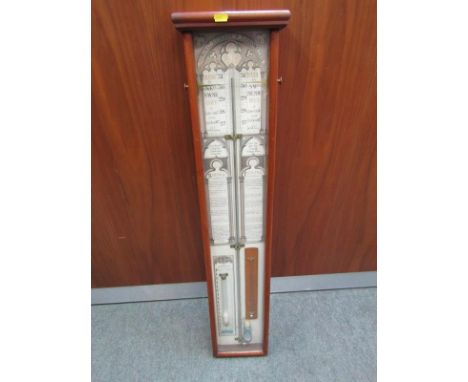 BAROMETER, "Admiral Fitzroy" barometer, 96cm height