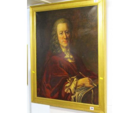 LATE 18TH CENTURY EUROPEAN SCHOOL, oil on canvas "Portrait of a Gentleman", 77cm x 62cm