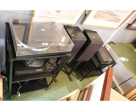Collection of Audio Equipment to include Linn Basik, Marantz CD Player, Mission Speakers and Cyrus etc.