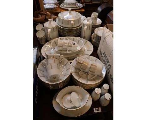 Extensive Noritake Dinner service with gilded detail 