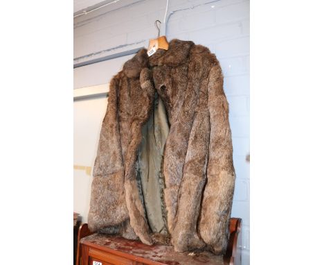 Ladies Vintage Fur Coat 