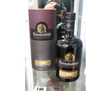 Bunnahabhain Islay Single Malt Scotch Whiskey 60.1% Boxed 
