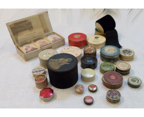 A collection of early 20th Century dressing table and other items including a complete Dubarry's Assorted Complexion Soap set