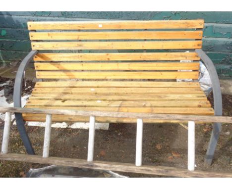 A garden bench