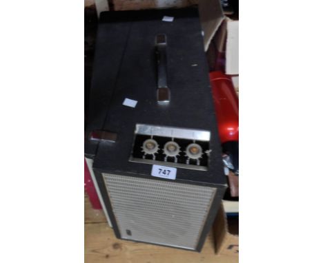 A Hacker Gondolier GP42 record player with Garrard deck - a/f