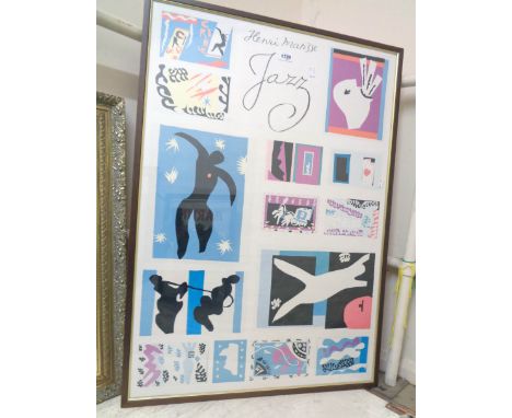 Henri Matisse: a framed coloured print entitled Jazz