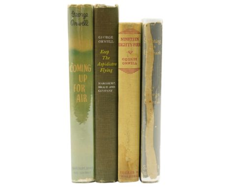 Orwell, George - 'Coming up for Air' New York, Harcourt, Brace and Company first U.S. edition 1950 with original pictorial du