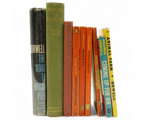Orwell, George - 'The Road to Wigan Pier' New York, Harcourt Brace and Co, first U.S. edition 1958, dust jacket, 'Homage to C