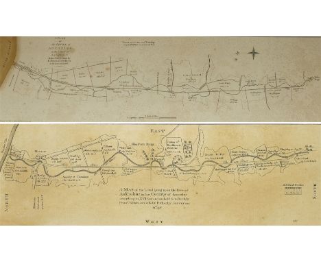 W Rawson (British Early 19th century) after John Cary (British 1754-1835): 'A Plan of the Level of Ancholme in the County of 