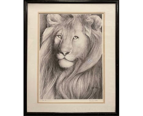 Peter Samson, by and after, 'Majesty', signed, artist's proof, number 2 of 10, giclée print, 37cm x 27cm (47.5cm x 38.5cm fra