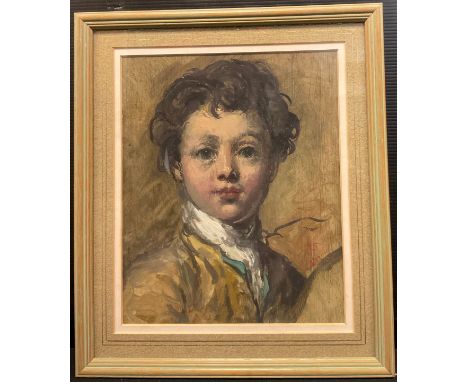 Thomas O'Donnell (Irish School 19th century)Portrait of a Young Boywatercolour, 24cm x 19cm 