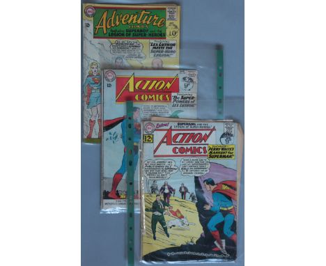 Collection of 1960's DC comics including Adventure Comics feat Super Boy #297 feat Bizarro (GD) 303 first app Matter Eater La