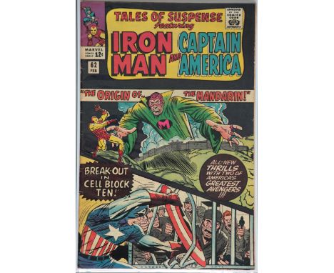 Tales of Suspense No 62 (1965) Marvel comic telling the origin of the Mandarin for the first time (FN+)