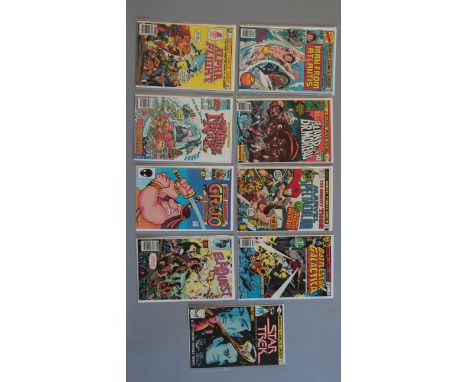 Collection of 9 first issue comics to include;Alpha Flight 1, Fraggle Rock 1, Groo the Wanderer 1, Elf Quest 1, Man from Atla