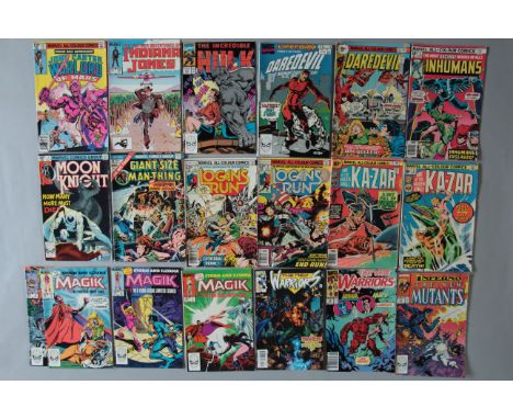 A large collection of over 130 Marvel comics including; The Inhumans No. 5, Daredevil No. 133 & Annual No.6, The Incredible H