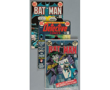 DC and other comics including Batman #249 (1973) FN #251 (sep 1973) Classic Denny O'Neill/Neal Adams issue feat Batman vs The