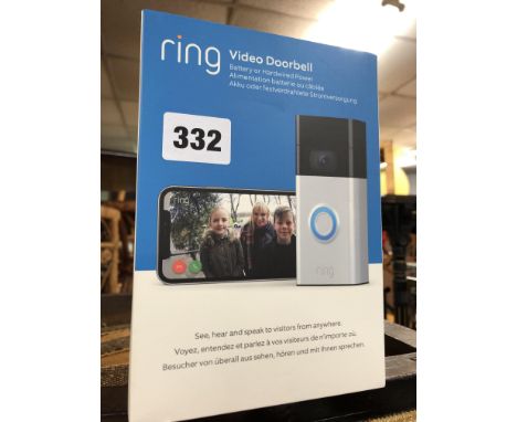 BOXED RING VIDEO DOORBELL