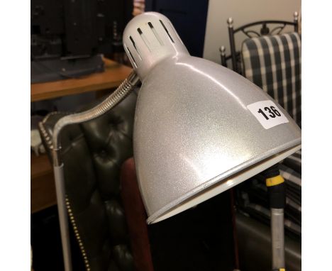 ADJUSTABLE METAL READING LAMP