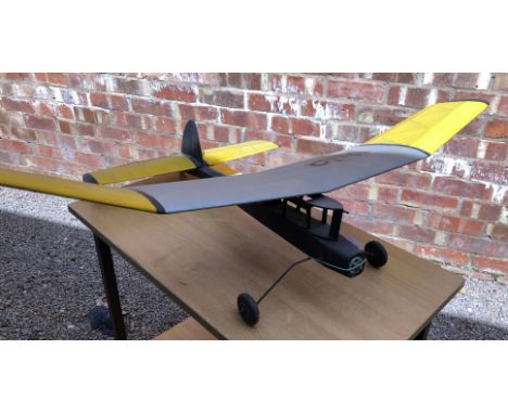 KILCRAFT SCALE MODEL HALO PLANE (GREY AND YELLOW)