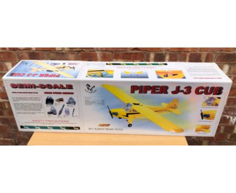 BOXED HYPER J3 CUB SEMI SCALE ALMOST READY TO FLY MODEL KIT, WINGSPAN 184CM APPROX