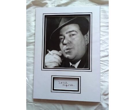  Z Cars Stratford Johns signed autograph presentation. High quality professionally mounted 16 x 11 inch overall sized display