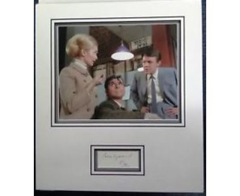 William Gaunt signed autograph presentation. High quality professionally mounted 15 x 13 inch overall sized display. 3D doubl