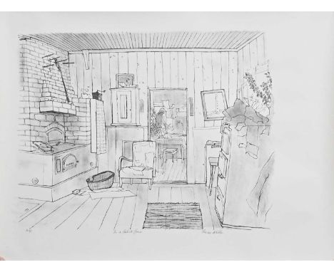 * FRANCES WALKER CBE RSA RSW (SCOTTISH b. 1930) IN A HAILUOTO HOUSE  limited edition lithograph on paper, signed, titled and 