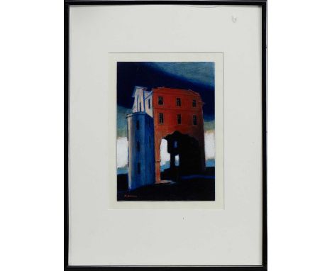 * MICHAEL DURNING PPAI PAI RSW (SCOTTISH b. 1970), DAVID DALE'S HOUSE, CHARLOTTE STREET, GLASGOW,  acrylic on board, signed, 