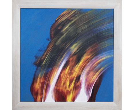* GRAEME SHARP, ASCENDING III oil on canvas, signed, titled and dated 2003 versoframedimage size 104cm x 104cm, overall size 