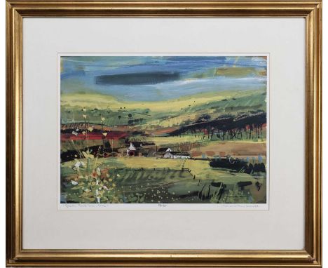 * HAMISH MACDONALD DA PAI (SCOTTISH 1935 - 2008), SOUTHBANK FARM, ARRAN  limited edition print on paper, signed, titled and n