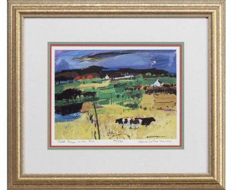 * HAMISH MACDONALD DA PAI (SCOTTISH 1935 - 2008), FIELD EDGE, WESTER ROSS limited edition giclee print on paper, signed, titl