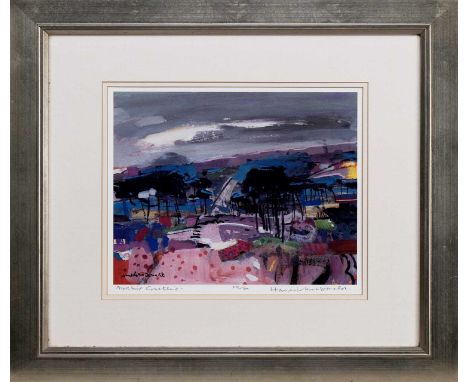 * HAMISH MACDONALD DA PAI (SCOTTISH 1935 - 2008), AYRSHIRE COASTLINE limited edition print on paper, signed, titled and numbe