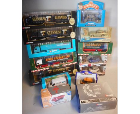 Corgi and Oxford Diecast and others, a selection of assorted diecast vehicles: including Articulated Lorries, James Bonds Ast